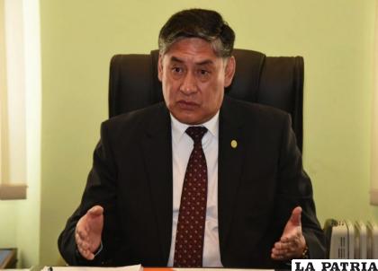 El Fiscal General del Estado, Juan Lanchipa /LA RAZÓN