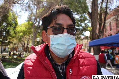 Responsable del Área Adolescencia y Juventud Edwin Villca /LA PATRIA