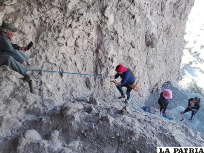 La escalada forma parte de la propuesta de turismo de aventura