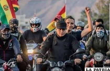 Miembros del grupo de la Resistencia Juvenil Cochala /Internet