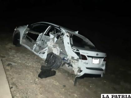 Se registraron enormes daños materiales tras el siniestro vial /LA PATRIA