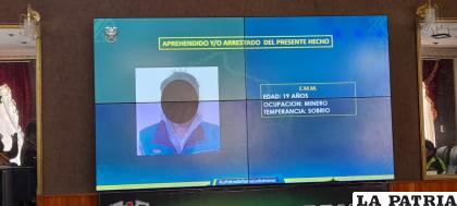 El joven terminó aprehendido por la Felcv /LA PATRIA
