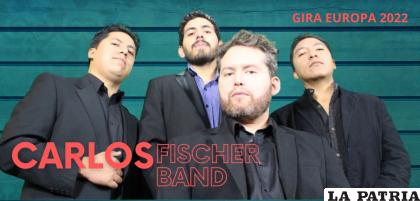 Carlos Fischer Band rumbo a Europa /Cortesía 