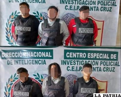 La banda criminal fue captura en un domicilio de Santa Cruz 
/Eduardo Del Castillo
