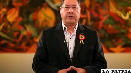 El mandatario se pronunció con motivo del 6 de Agosto /Captura /Bolivia TV