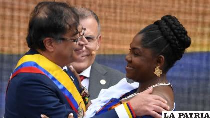 Gustavo Petro y Francia Marquez ya como Presidente y Vicepresidente de Colombia /RR.SS.