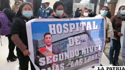 Vecinos de “La Lomas” defienden la construcción del hospital 
/LA PATRIA