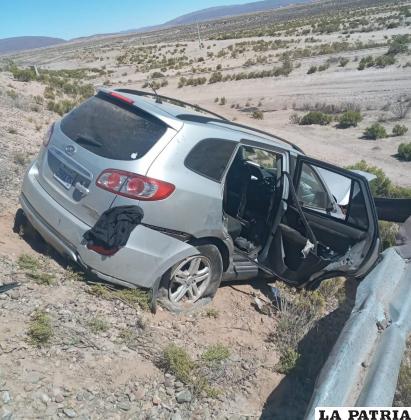El fatal accidente ocurrió en la ruta Challapata-Sevaruyo 
/LA PATRIA