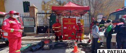 La Unidad de Bomberos socializó la prevención contra incendios 
/Cortesía