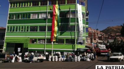 La sede de Adepcoca en La Paz / ANF