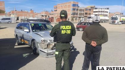 La Policía atendió el accidente / LA PATRIA