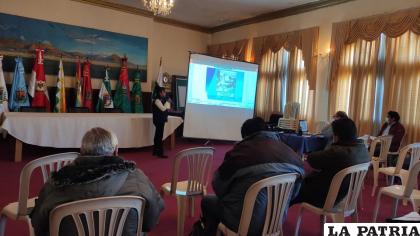 Exposición en representación de la Gobernación /LA PATRIA