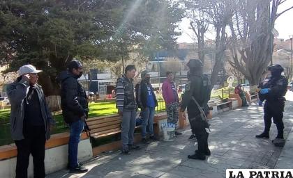 Intensificarán los controles en la vía pública 
/Comando de la Policía de Oruro  
