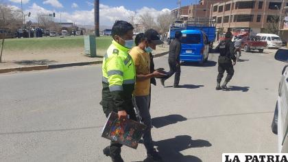 El hecho se registró en la Av. 24 de Junio /LA PATRIA 
