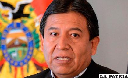El vicepresidente del Estado, David Choquehuanca /Archivo La Tercera
