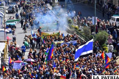 Varias organizaciones sociales participaron de la marcha /APG