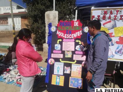 Ferias de sensibilización para evitar el embarazo adolescente /ANTEQUERA