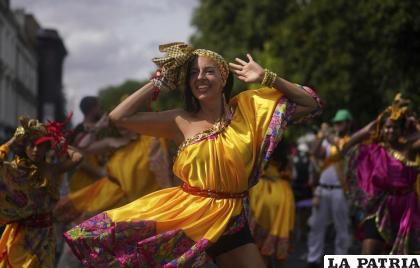 Escena del festival Notting Hill en Londres el 28 de agosto del 2022 /AP