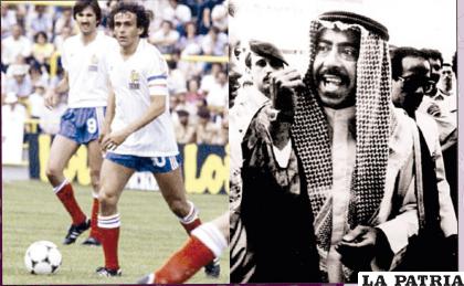 El jeque Fahad Al-Ahmed Al-Jaber Al-Sabah se metió a la cancha y pidió anular el gol de Francia ante Kuwait

