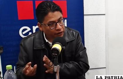 El titular de Justicia, Iván Lima / ERBOL