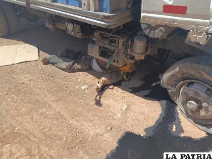La víctima falleció en el instante del accidente /POLICÍA