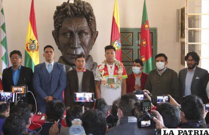 Los actos de reconocimiento se realizaron en la Casa de la Libertad en Sucre /APG