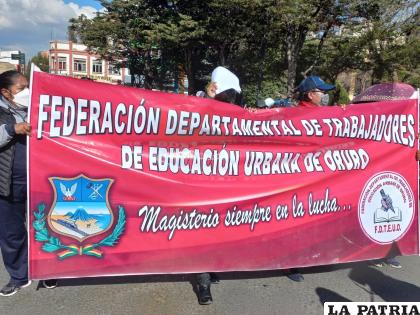 La marcha recorrió las principales calles de la ciudad /LA PATRIA