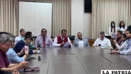El Comité cruceño por el Censo se reunió este lunes /RR.SS.