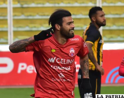 Martín Alaniz anotó el tercer gol del cuadro ??azucarero? /APG