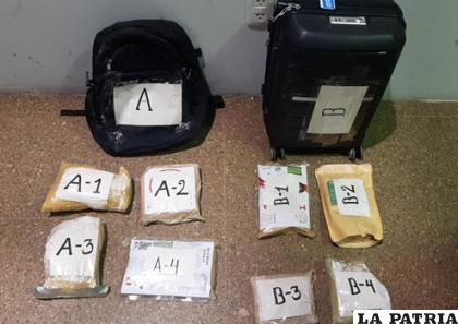 Secuestraron varios kilos de estupefacientes en operativos en la ruta Oruro-Pisiga /Jaime Mamani