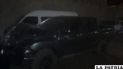 Así quedo el vehículo luego del presunto accidente vial /Tránsito
