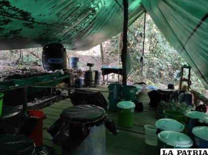 Laboratorio de cristalización de cocaína / ABI