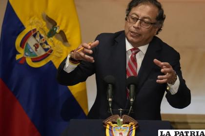 El presidente colombiano Gustavo Petro /AP Foto/Fernando Vergara