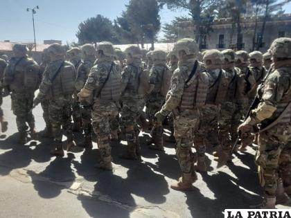 El personal militar inició su instrucción /LA PATRIA
