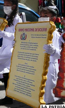 Las sagradas notas del himno nacional