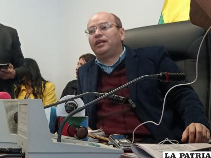 El diputado Erwin Bazán /LA PATRIA