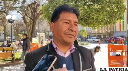 Secretario municipal de Desarrollo Humano, Richard Montaño /LA PATRIA
