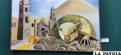 Una de las obras de la muestra artística /LA PATRIA
