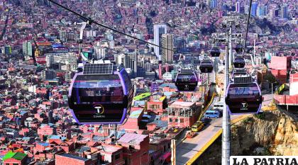 El teleférico se ha vuelto en parte de la identidad de La Paz / RRSS