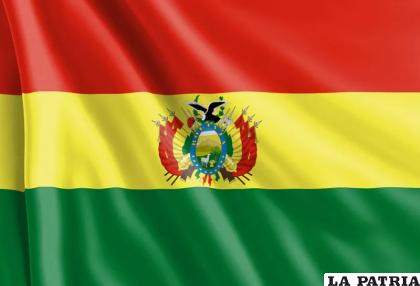 TERCERA BANDERA NACIONAL 
El Presidente Manuel Belzu decretó el 5 de noviembre de 1851 los colores definitivos de Bolivia. Una franja roja en la parte superior, una amarilla en el centro y verde en el inferior. El rojo significa la sangre derramada por los bolivianos en defensa de la soberanía del país; en amarillo por las riquezas nacionales; y el verde por la riqueza vegetal en el territorio.