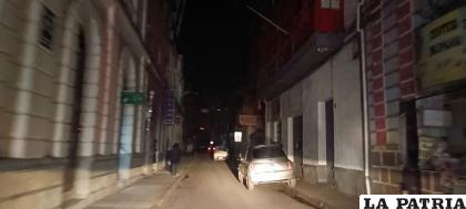 Algunas calles céntricas quedaron sin luz por varios minutos /Alejandro Sánchez