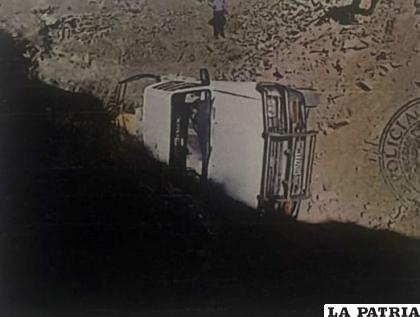 Por el difícil acceso, recién se pudo ingresar varias horas después a atender el hecho /Cortesía