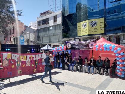 Estudiantes realizaron una dramatización de los diferentes delitos /LA PATRIA