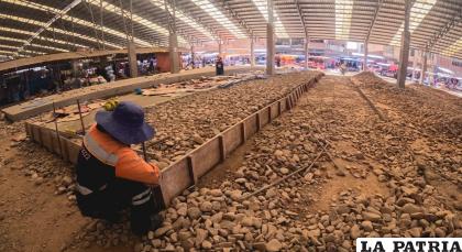 Inician obras del proyecto de mejoramiento de plataforma del Campo Ferial Mercado Kantuta /LA PATRIA

