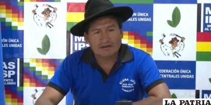 El secretario de actas, Rufino Molina Claure, pide al ministro de Gobierno actuar ante secuestros /Captura