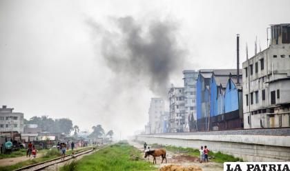 La contaminación en el país es evidente /EFE
