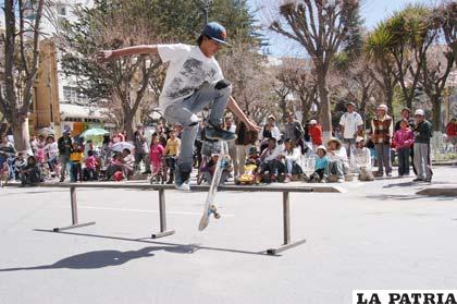 El deporte extremo se pone de moda en Oruro