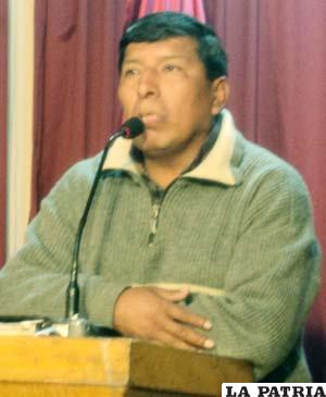 Eduardo Berdeja, director de Cooperativas Mineras de la Gobernación