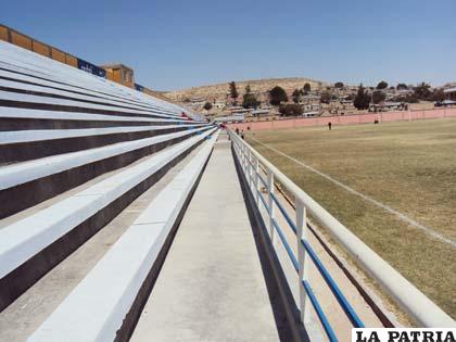 Estadio con capacidad para 5 mil personas