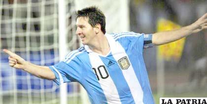 Lionel Messi, el 10 de la selección argentina